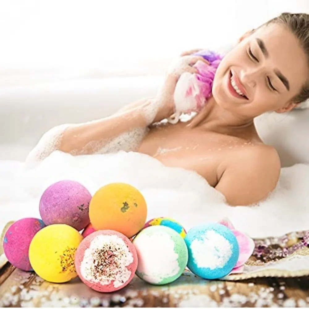🆕 Bath Bombs for Women Citric Acid Kit Products Angels Kits Pack 9